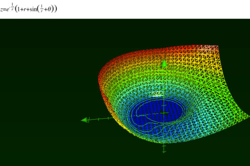 computer simulation known as mexican hat