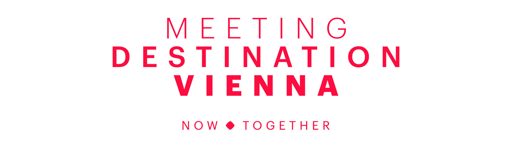 Official red on white logo of the Vienna Meeting Fund